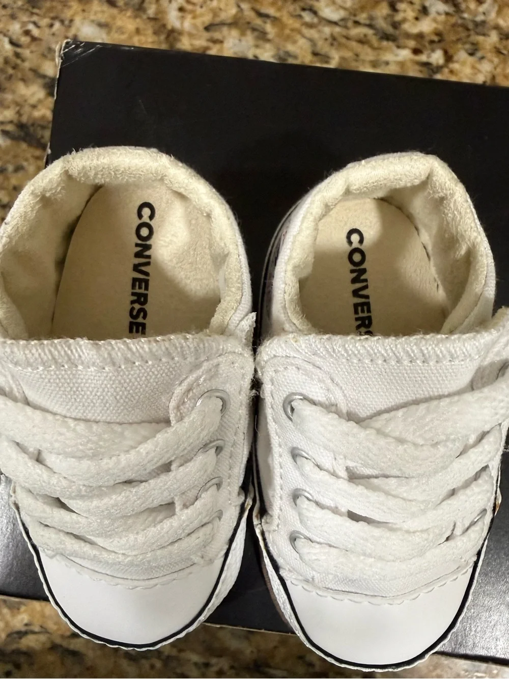 Converse Kids White Canvas Sneakers